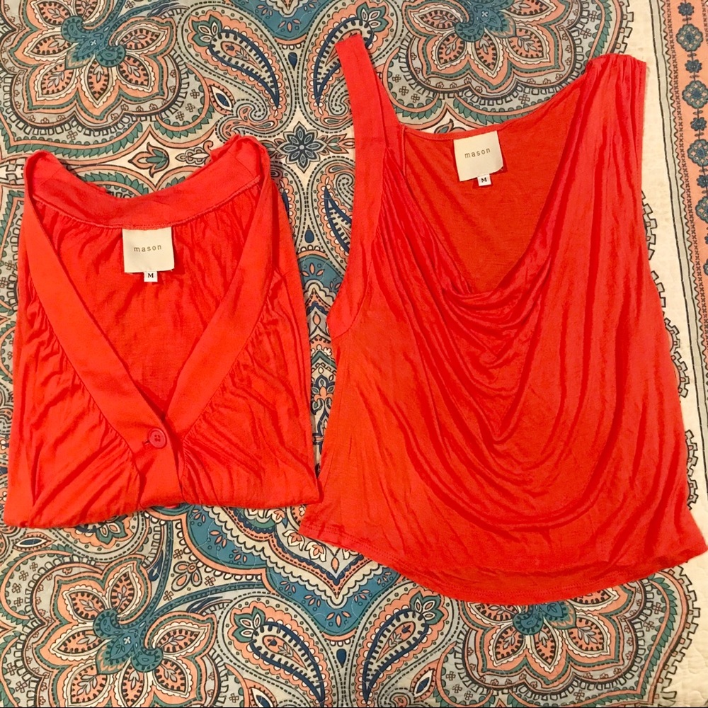 DESIGNER Mason Tank and Cardigan